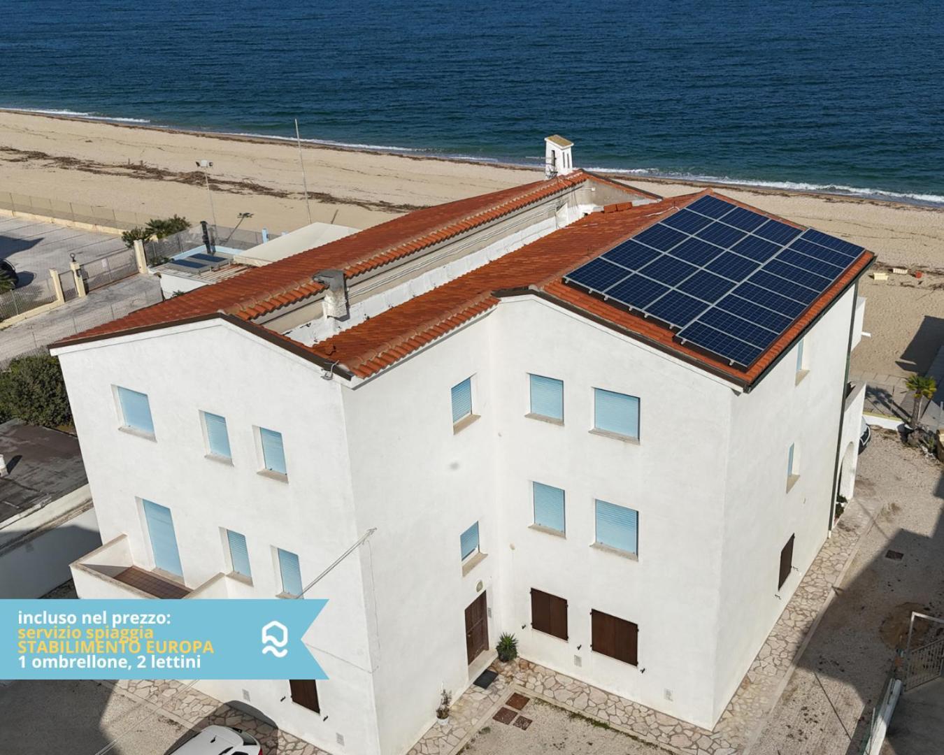 Rs321 - Marcelli, Trilocale Fronte Mare Con Spiaggia Inclusa Экстерьер фото